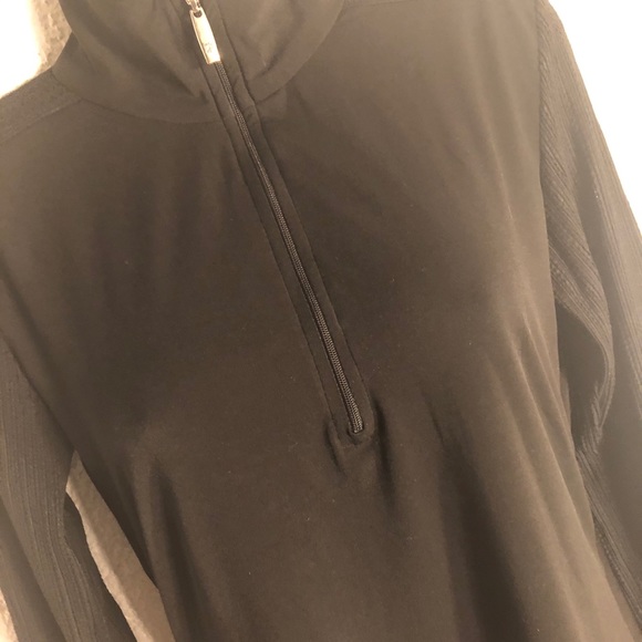 Anatomie 1/4 Zippered Ribbed Shoulders Size Small - Picture 9 of 10